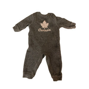 Canadiana Unisex Jumpsuit 6-12M Grey